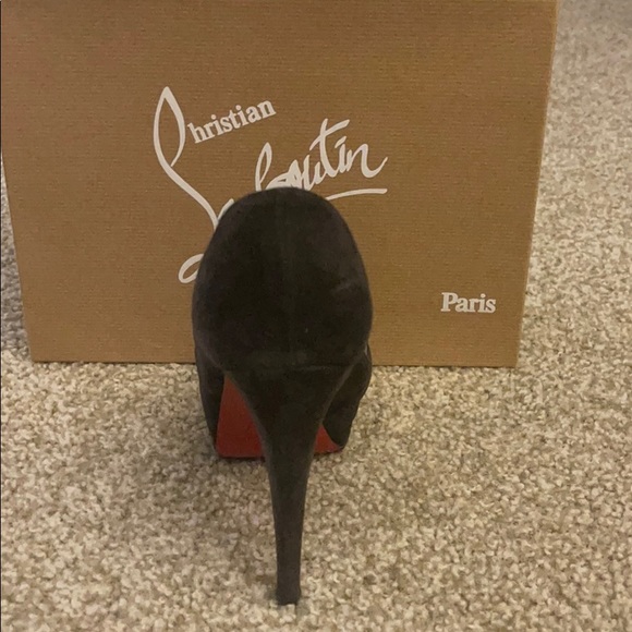 Christian Louboutin Platform peep toe heels